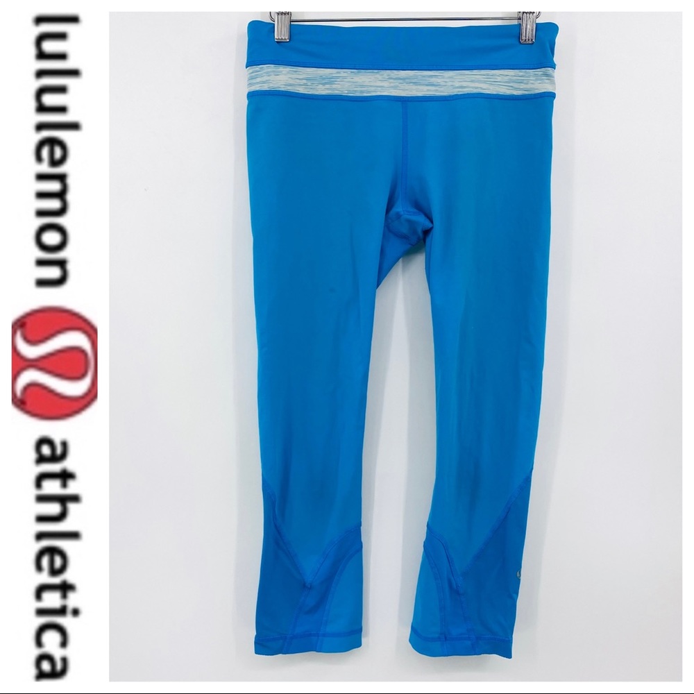 💕SALE💕 Lululemon Blue Run Inspire Crop II - Picture 8 of 14